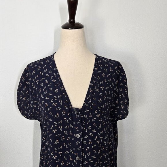 MADEWELL easy midi dress in spring fling Sz S - Picture 3 of 11